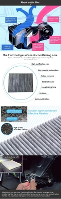 الرقم المرجعي S1662 OE 96800069 Hape Carbon Automotive AC لفلترات كابينة شيفروليه